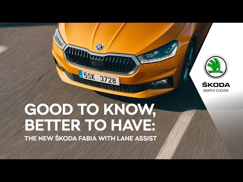 The new ŠKODA FABIA: Lane Assist