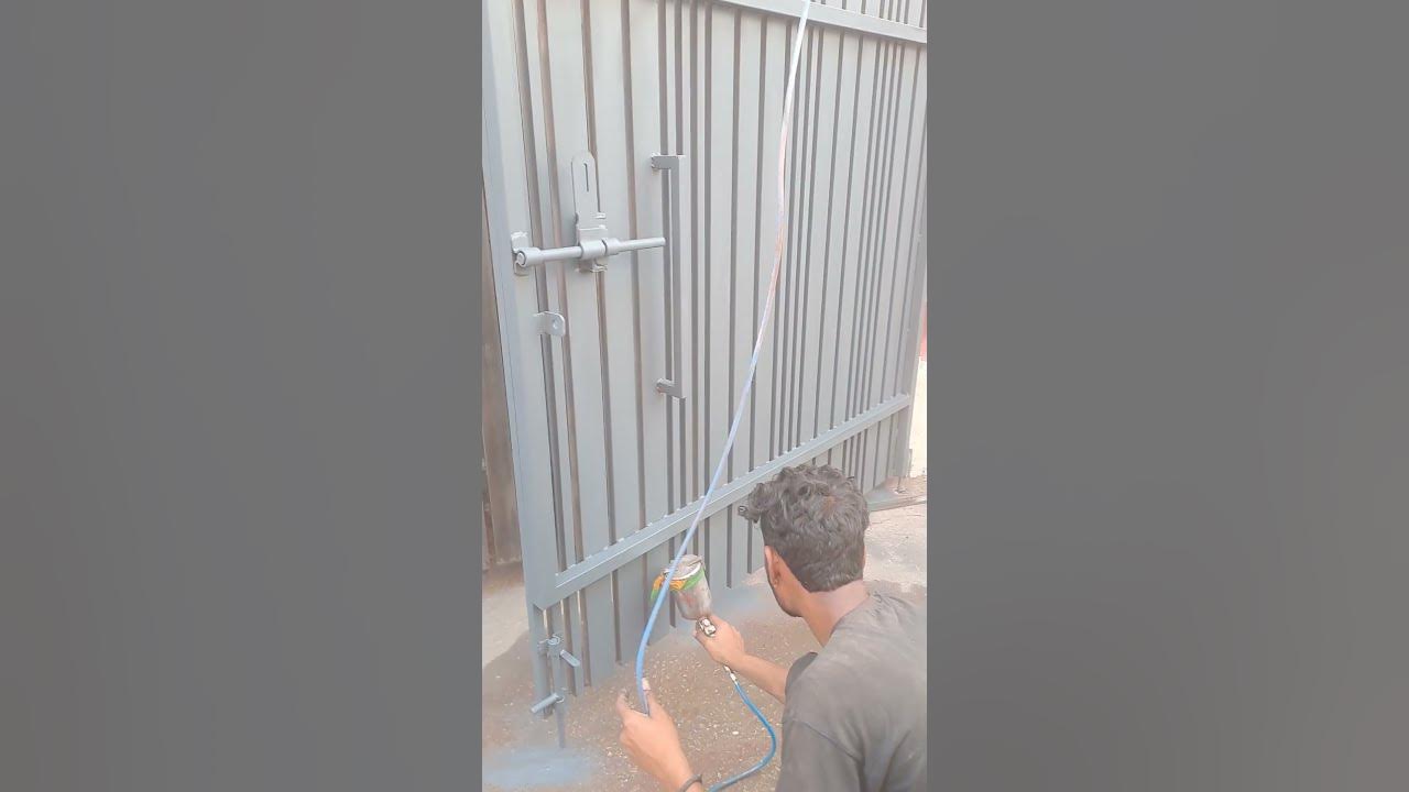 Havy Iron Gate Deeco paint Design - YouTube