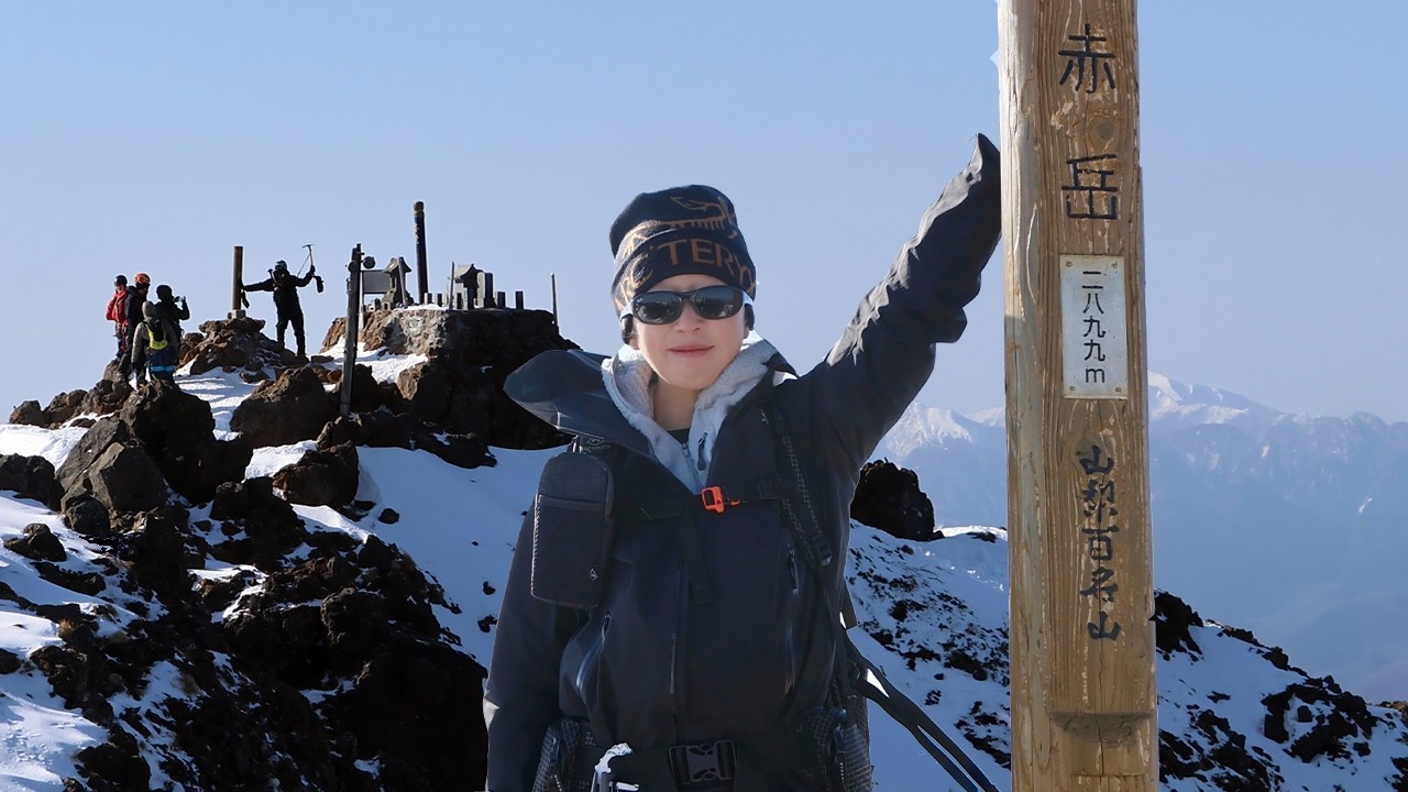 겨울 끝자락 일본 야츠가다케 최고봉 2,899m 아카다케 백패킹