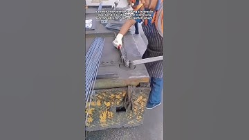Hydraulic Rebar Bending in Action
