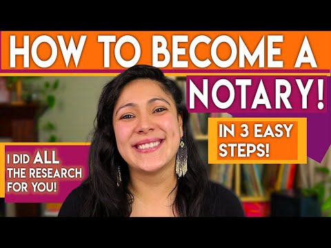 How To Become A Notary | Notary Public Training | Extra Income Ideas!