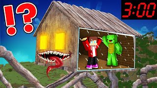 JJ and Mikey Were Eaten By SCARY HOUSE And Tried To Escape In Minecraft Maizen