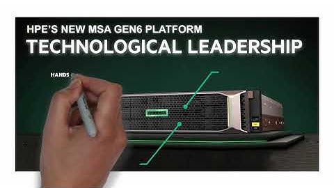 Introducing the HPE MSA Gen6 Storage Array   Chalk Talk
