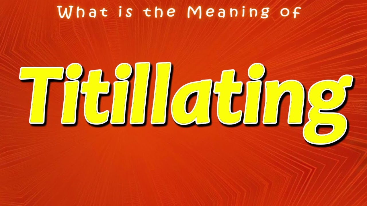 Что означает возбуждающий?