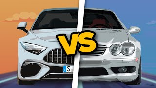 Mercedes SL55 AMG  New VS Old | Comparison