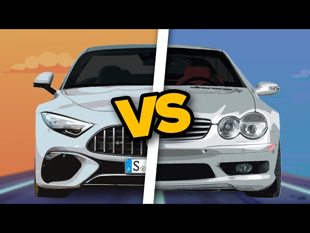 Mercedes SL55 AMG - New VS Old | Comparison - YouTube