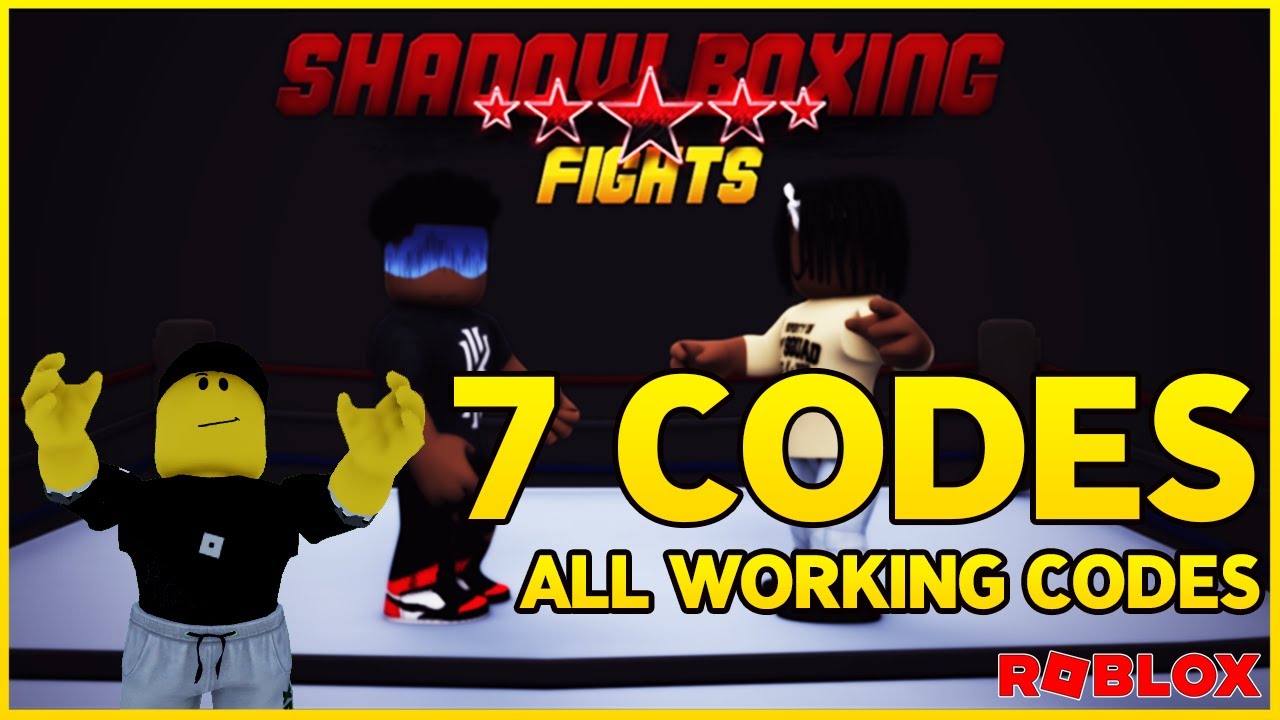 NEW* ALL WORKING CODES FOR SHADOW BOXING FIGHTS IN JULY 2023! ROBLOX SHADOW  BOXING FIGHTS CODES 