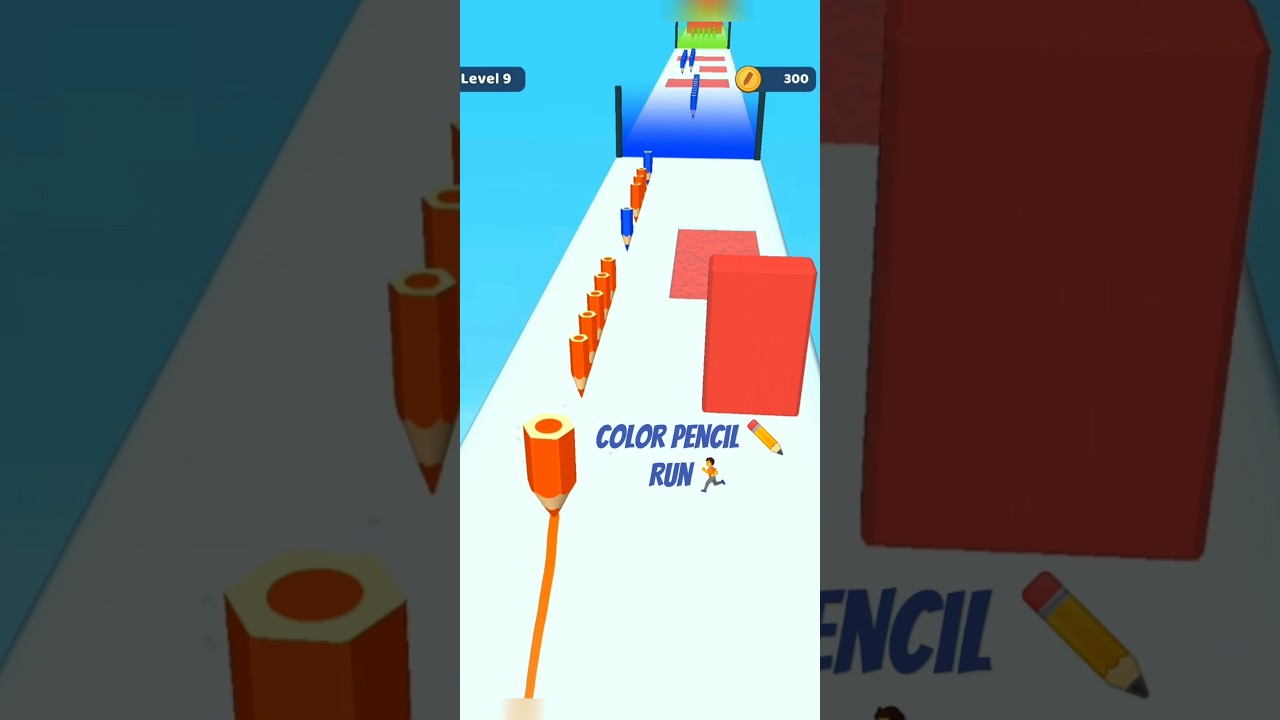 Color Pencil Run ✏️🏃 Gameplay | All levels | Levels 8 & 9 | Color Pencil Run 