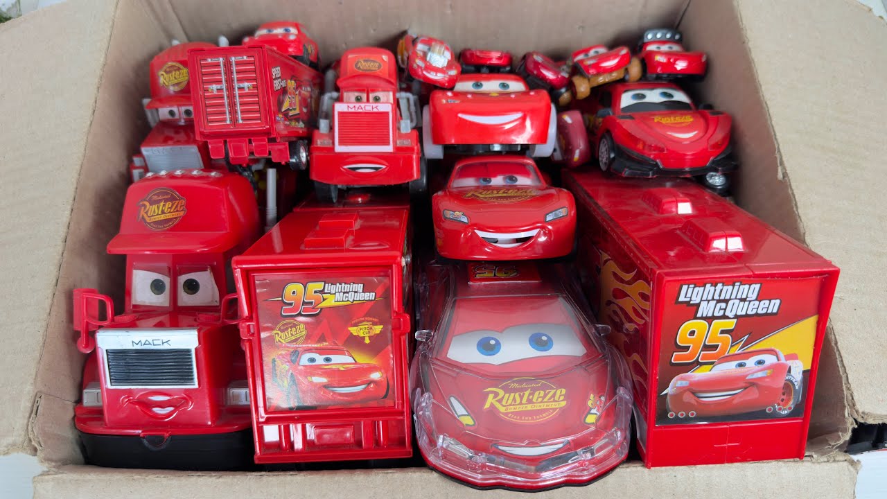 Disney Pixar Cars Unboxing Review | Full Lightning McQueen, Tow Mater, Doc Hudson, Sally, Mack