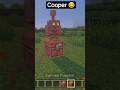 copper golam 😂 #minecraft #gaming #youtubeshorts #viral