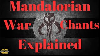 Mandalorian War Chants Explained from Star Wars: Republic Commando