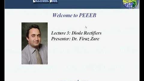 PEEEB.- LECTURE 3.- PART A: DIODE RECTIFIERS