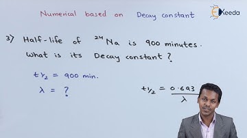 Numerical Based on Decay Constant Problem 3 - Nuclear Chemistry & Radioactivity
