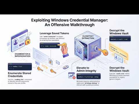 Exploiting Windows Credential Manager & Extracting Clear-Text Passwords | Bounty Shell