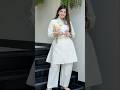 beautiful  white colour✨️coat set designs😍 #kurtisstyle #officewear #trend#officelooks #officeoutfit