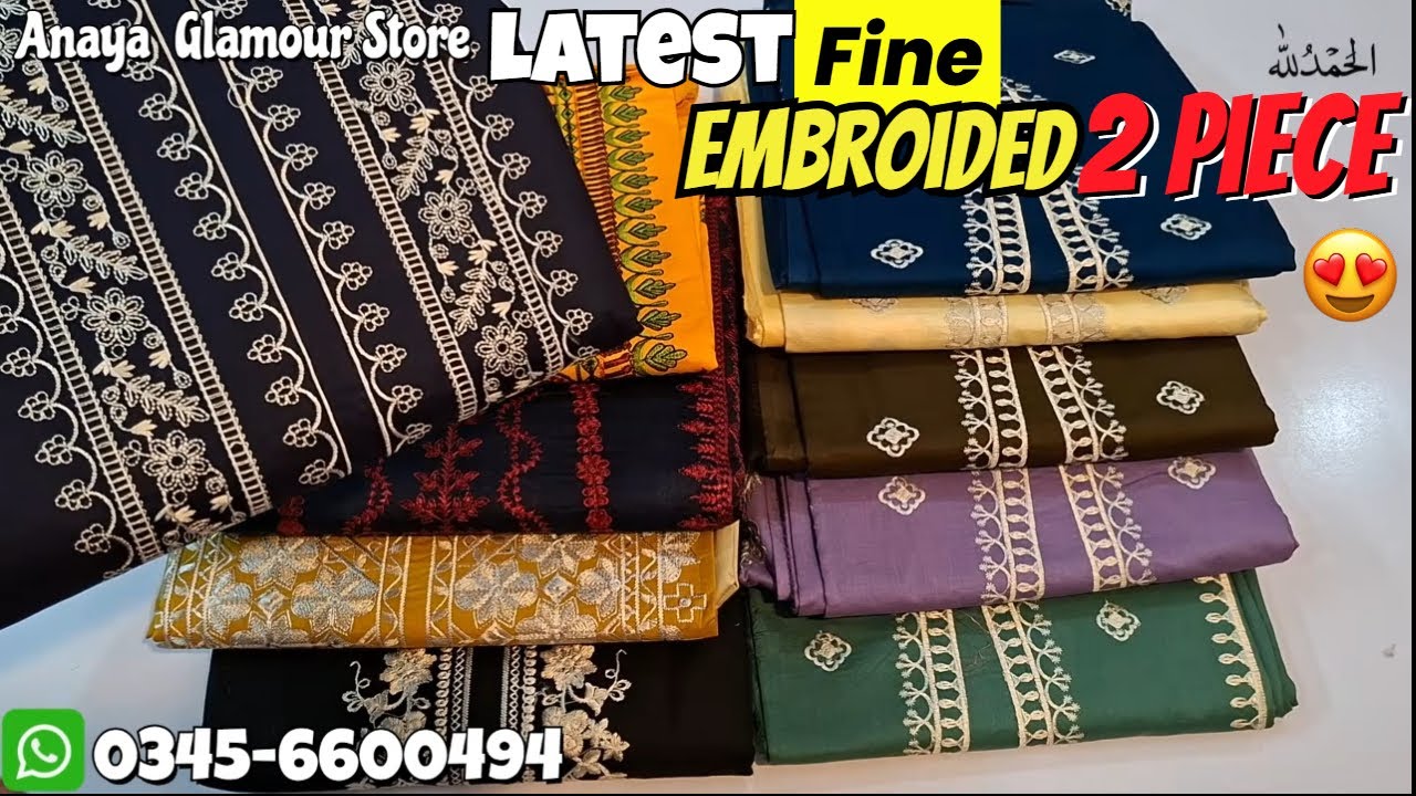 Premium Luxury Branded 2 piece Lawn Collection | Wholesale Price @anayaglamourstore