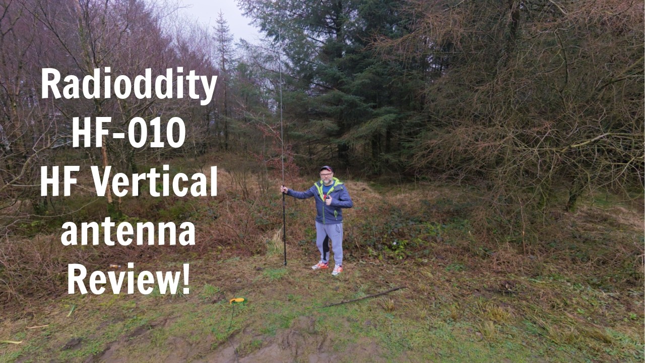 Radioddity HF-010 Vertical 6m-80m portable antenna review! First time SOTA POTA Renault 5 field test