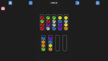 Ball Sort Puzzle - Color Game Level 28 Solution (Android)