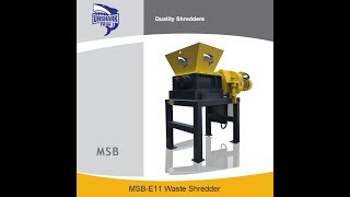 MSW Shredding, MSW Shredder, Municipal Waste Shredder, RDF Shredder