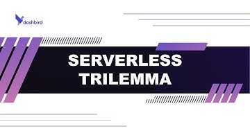 Serverless Well-Architected - Serverless Trilemma