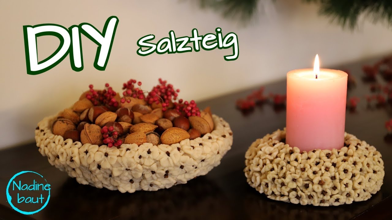 DIY - Salzteig selber machen - Salzteig Deko - salt dough - creations - recipe