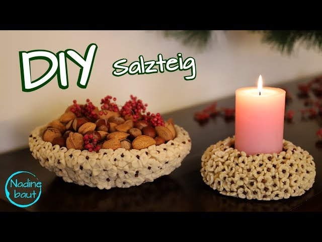 DIY - Salzteig selber machen - Salzteig Deko - salt dough - creations - recipe