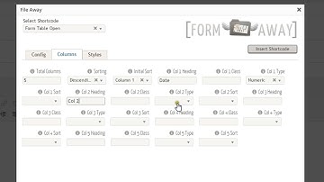 Form Away -  File Away + Formidable Pro