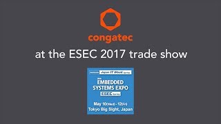 congatec at the ESEC 2017 trade show