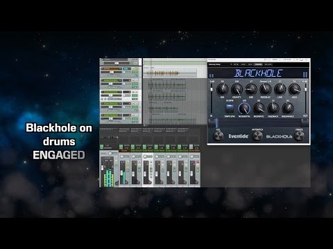 Eventide Blackhole on Synth, Drums, and Guitars