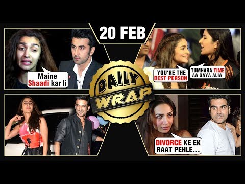 Alia Enjoys Dating Ranbir, Sara Sushant Secret Date, Katrina Gully Boy Review | Top 10 News