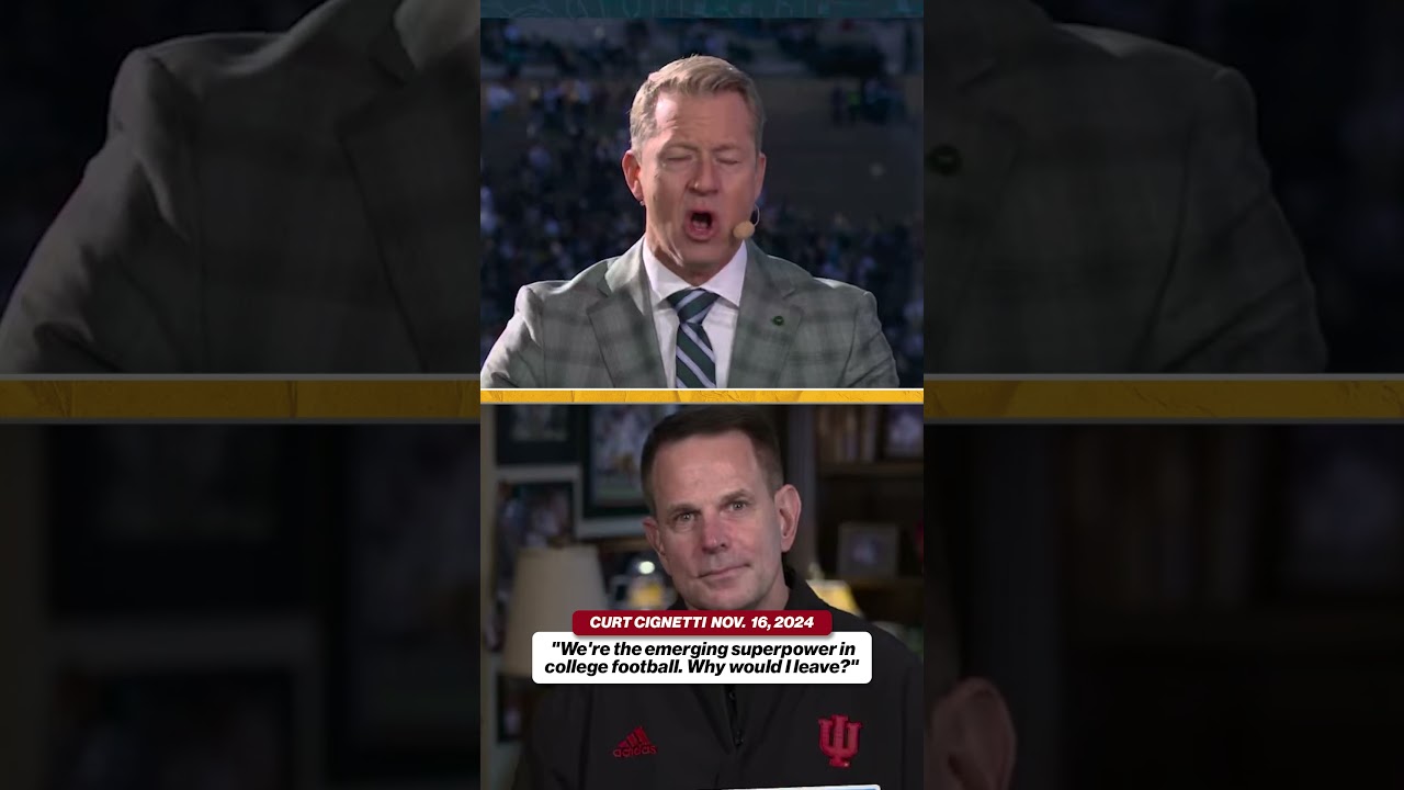 Curt Cignetti believes in INDIANA 🔮💸 