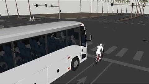 Bus vs Bike Crash: Witness Perspective