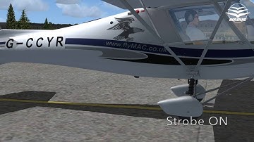 Comco Ikarus C42 Startup