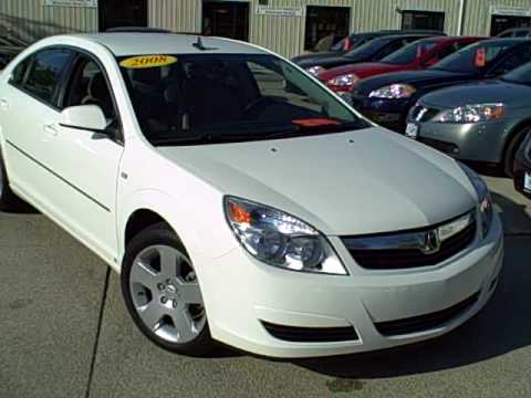 #8786 Saturn Aura XE White rochelle Il Tim Jenning...