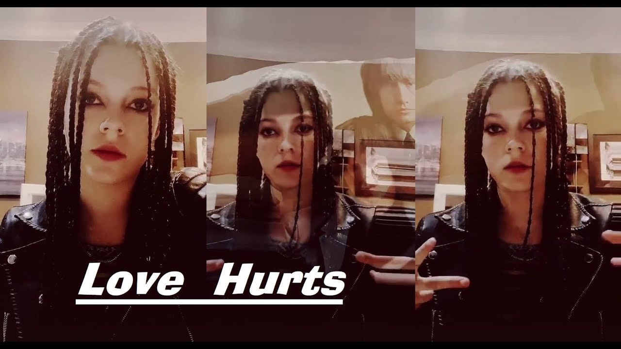 🥰💕 Courtney Hadwin sings Love Hurts Cover by  MissLi🥰💕 dark version