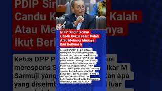 PDIP Sindir Golkar Candu Kekuasaan: Kalah Atau Menang Maunya Ikut Berkuasa #matalokal