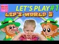 Игра Lep's World 3  Lets Play  Gameplay играем с Миланой.  ЧАСТЬ #1