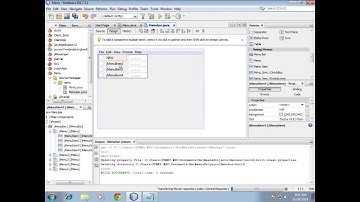 Menu bar java swing shortcut in netbeans