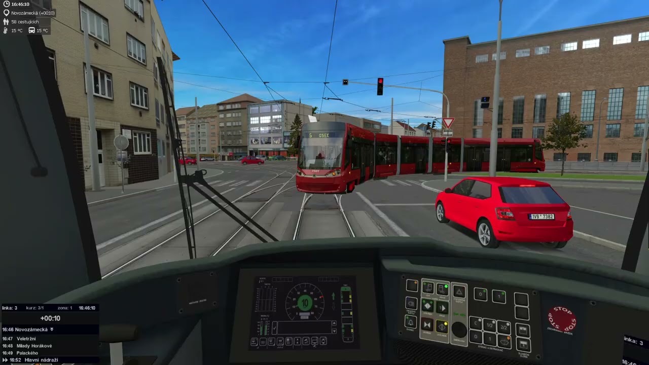 Simt linka 3 s Bratislavskou 30T.