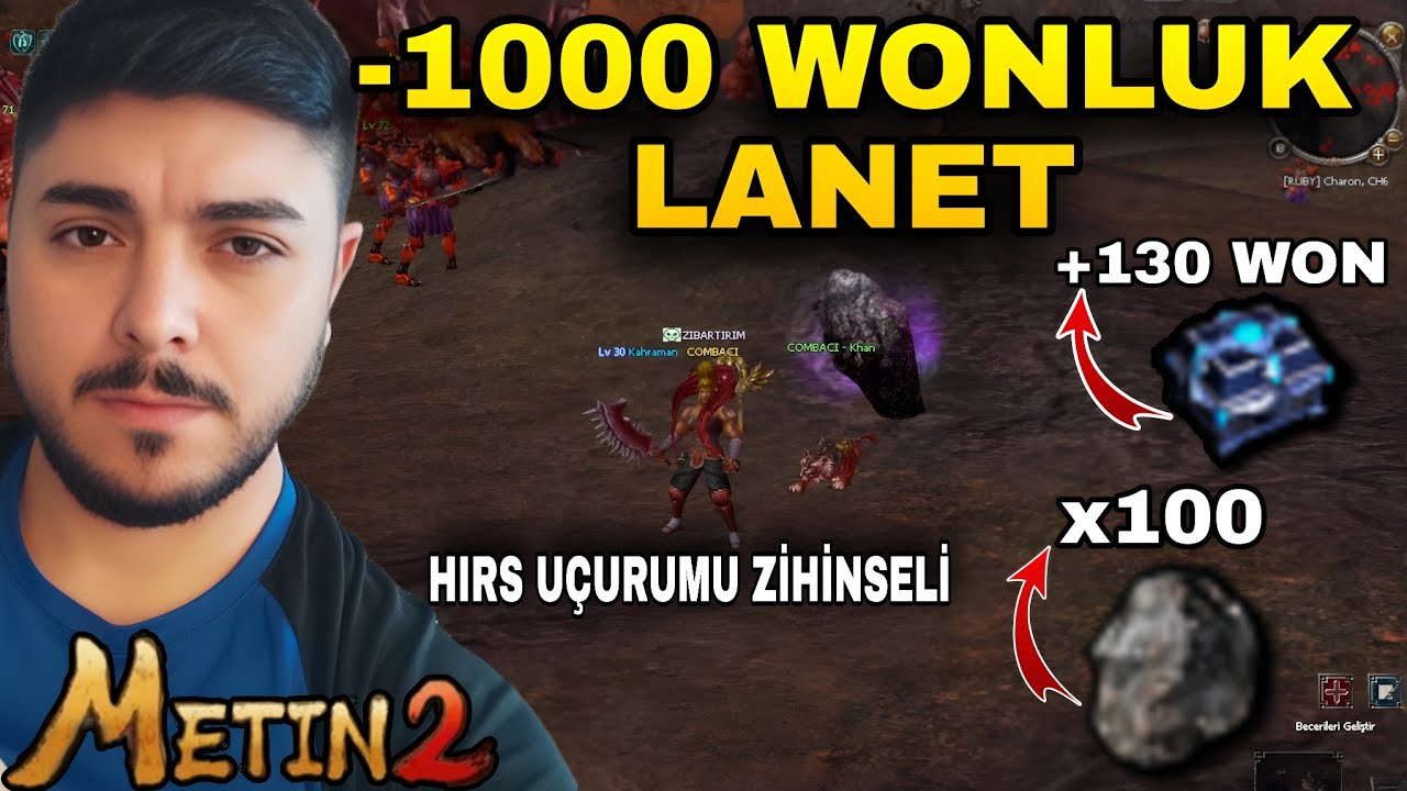 🤬-1000 WON! |😭BU KADAR ZOR OLMAMALI! Metin2 TR Ruby#407 #metin2 #emraherdem