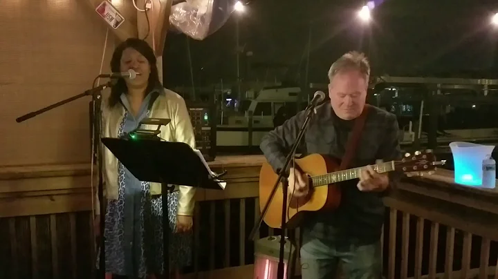Mark and Myrna at The Sunset Tiki Bar~