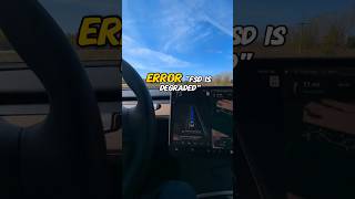 Tesla FSD cameras can't handle the sun #tesla #shorts #shortsfeed #drivingfails