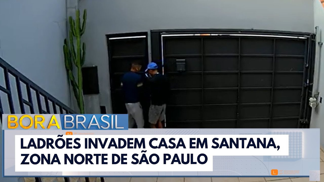 Ladrões invadem casa em Santana, zona norte de SP, e capotam carro durante fuga