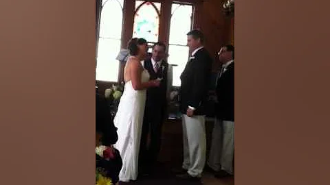 Amie and Jared Felker vows