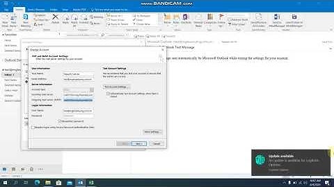 Chỉnh sửa mật khẩu trong mail outlook