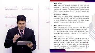 Computer Science - Phase 2 - Second Half Book - Test Paper 02 - Class 9th