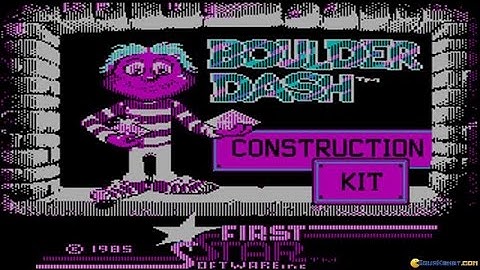 Boulder Dash Construction Kit gameplay (PC Game, 1986)