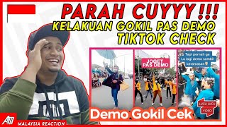 🇲🇾🇮🇩 Kelakuan Gokil Pas Demo Warga Tiktok Check (Malaysia Reaction)