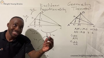 Euclidean Geometry Common Proportionality grade 12 maths exam question