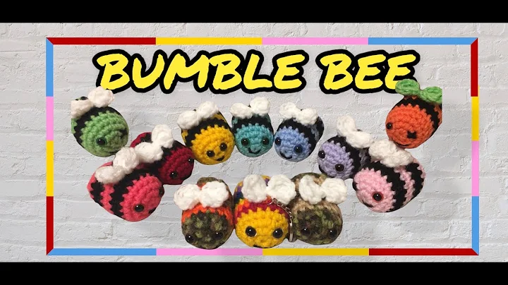 Learn to Crochet a Cute Bumble Bee Keychain Ornament